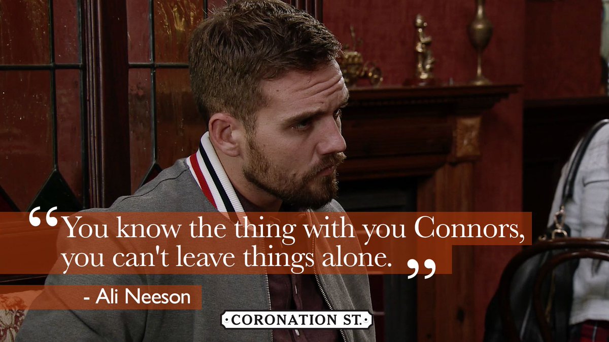 itvcorrie's tweet photo. Are you only just learning this about the Connors now Ali? 😅
#Connors #ConnorPack #ConnorClan #Ali #Carla #Johnny https://t.co/L8MOMcm4tl