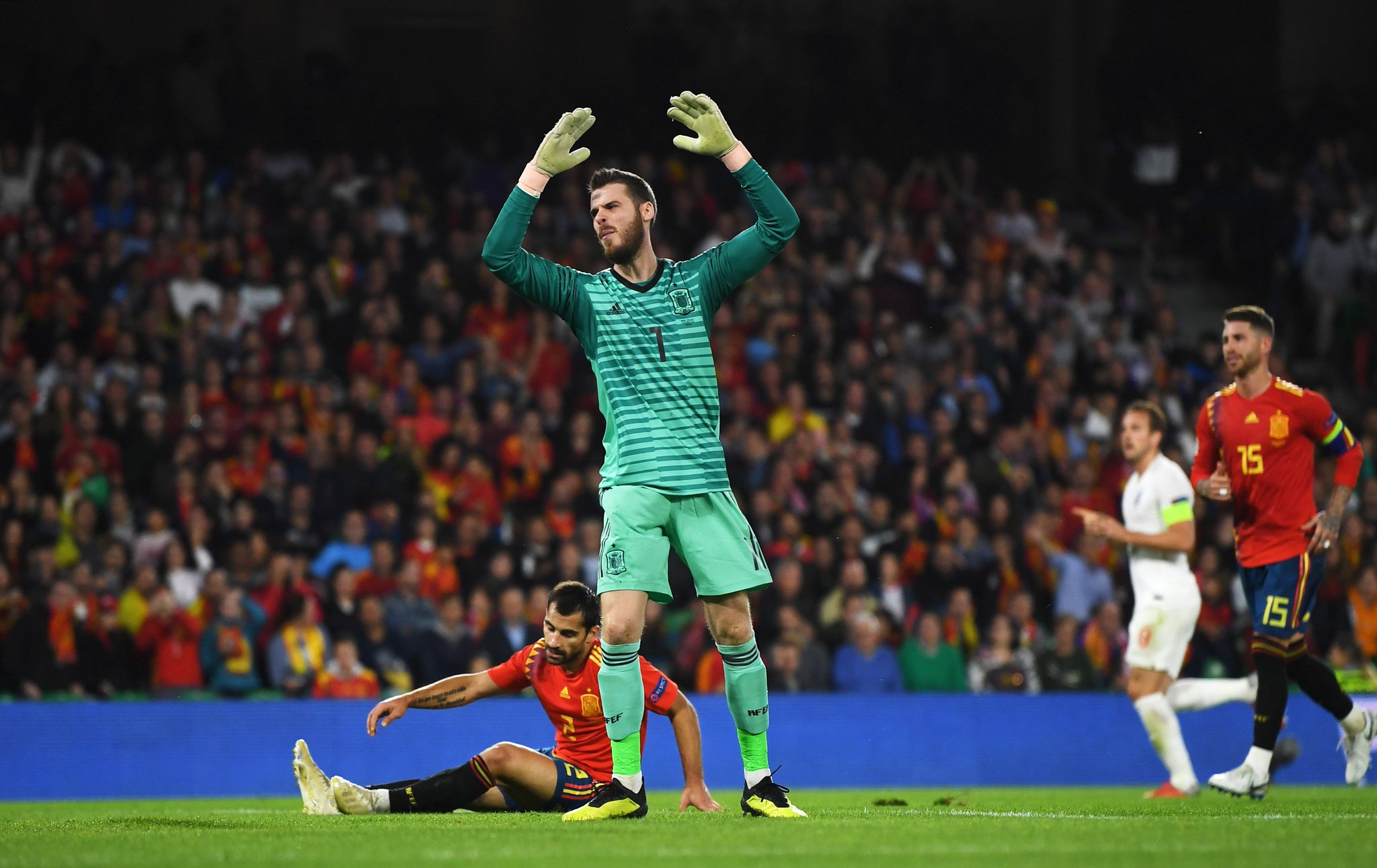 on Twitter "David de Gea for Spain since the start of