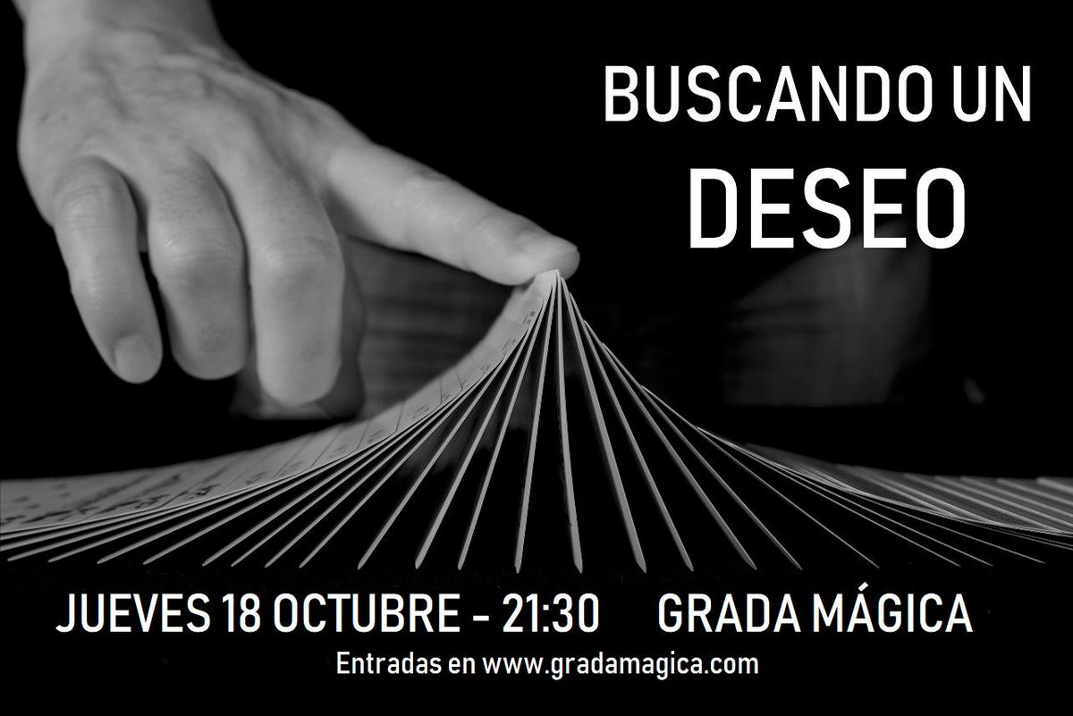 MiguelGomezMago's tweet photo. En @GradaMagica los jueves se vive la magia de una forma distinta. Os espero... https://t.co/Qc2wLNzeBX