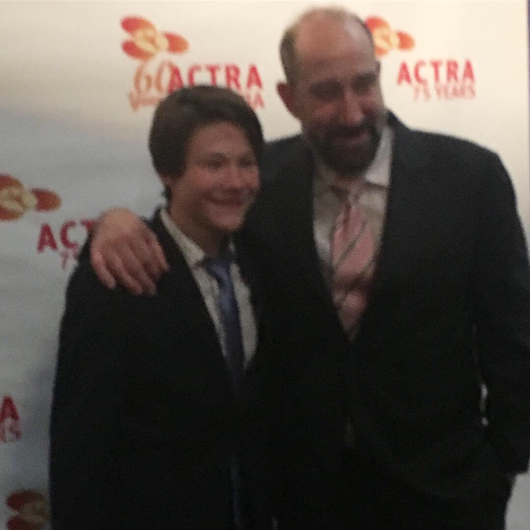 c_j_peterson_'s tweet photo. So honoured to be nominated! What an amazing night! It was so much fun and got to hang out with my friends in the tv and film industry! #actramb60 #actraawards @ChannelZeroSYFY #candlecove #jacobbooth https://t.co/3QBbhq3RtG