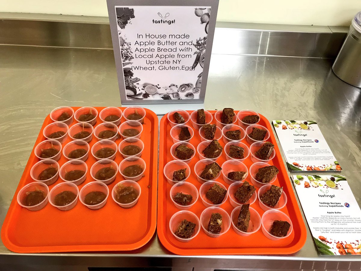 chefsebny's tweet image. #tasting today @cgps! We served #applebutter and #applebread made with #local #ny #apples 😋 #superfood #baking #autumn @FlikISDining