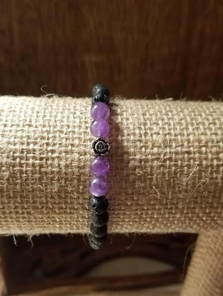 Just added to Unity Rose Shop on #etsy! Don't forget FREE SHIPPING sitewide! Amethyst & Lava Bead Rose Bracelet etsy.me/2NJCDrd #handmadejewelry #etsyshop #amethyst #gemstonejewelry #lavabeads #bracelet #bohostyle #shopsmall #jewelry #diffuser #diffuserbracelet