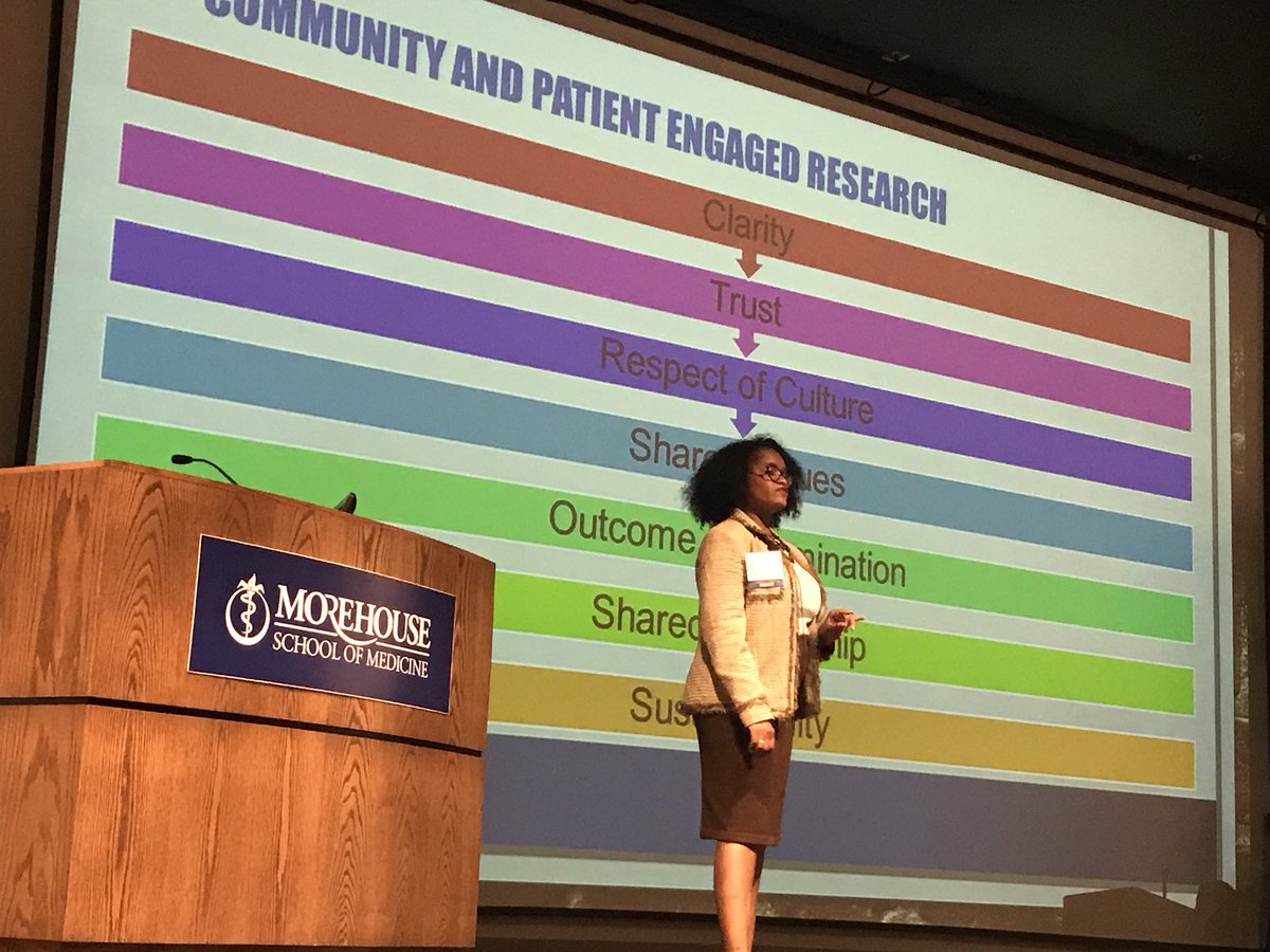 DARivers's tweet photo. So proud of my dear friend and colleague, Dr. @jballs1908 for fulfilling the vision of @MWRNtoday to facilitate a successful @PCORI @PCORnetwork Symposium at @MSMEDU. So much wisdom and encouragement shared! https://t.co/ZKUoIglCFl