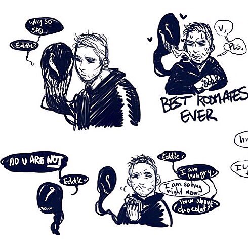 I really did enjoy #venom and I did some doodles since I saw it so...enjoy !
#myart #EddieBrock 