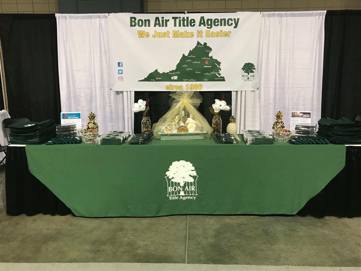 Bonairtitle's tweet photo. If you happen to be at REALTORfest tomorrow, stop by and say hello! #allin #realtorfestrva https://t.co/Dz0bqdnHxb