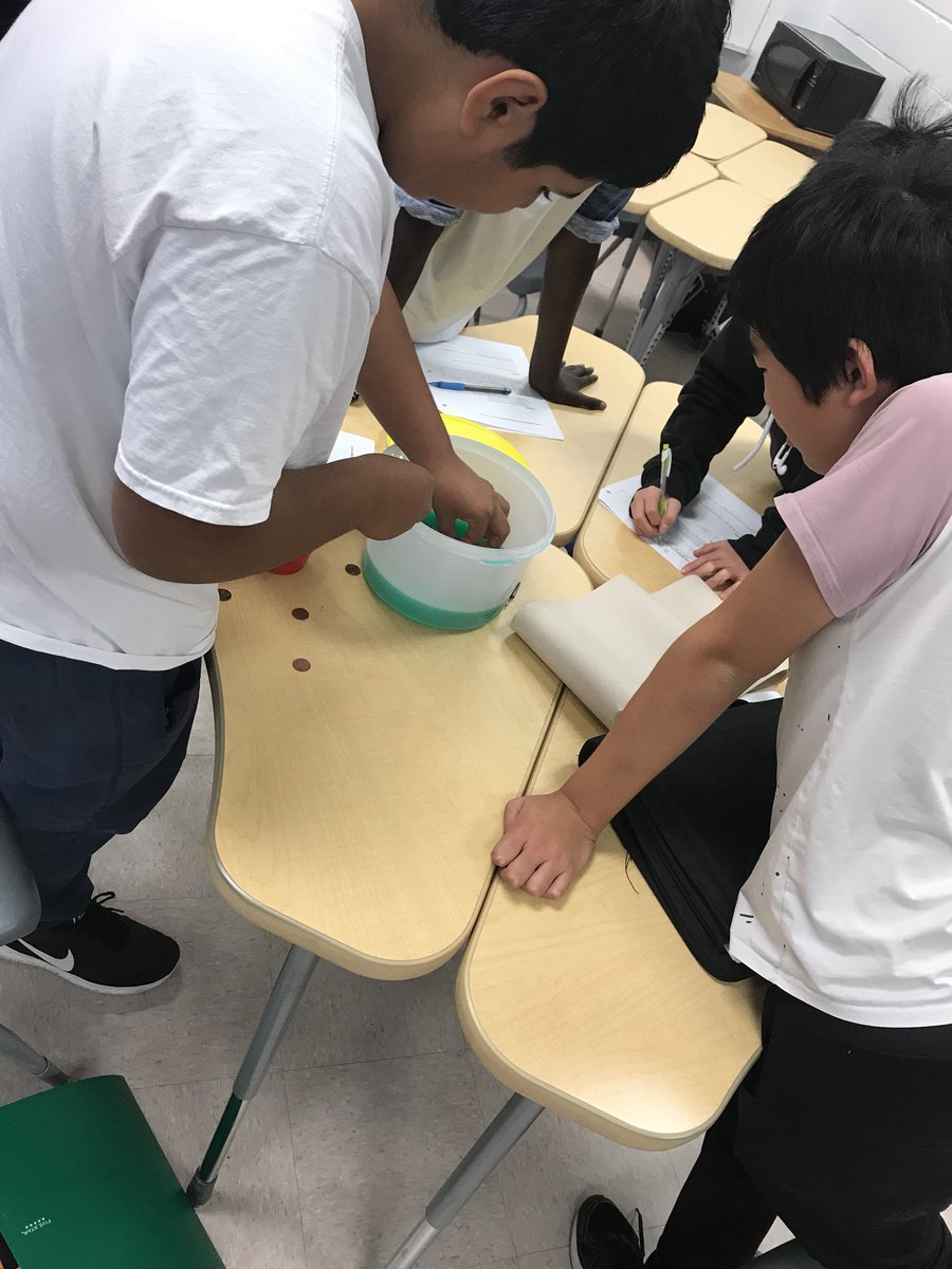ABteacherlife's tweet photo. STEM class exploring the relationship between buoyancy and density! What the students don’t know is we will be discussing the variance in their results and variables. #stem #sci8 #mathed #abed @GPSD6 @BJHSchool https://t.co/Wrlw1ivqzT