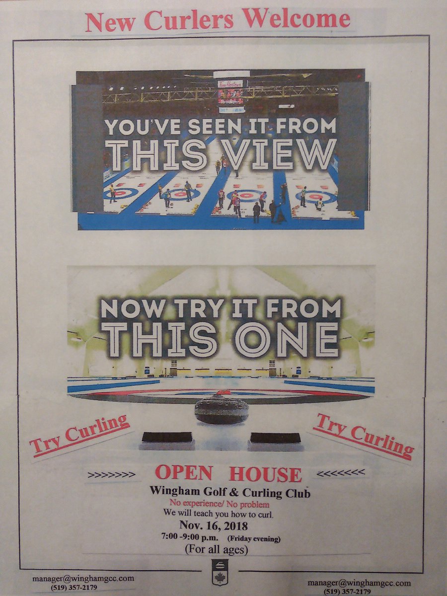 Come throw some stones with us! Give curling a try at our Open House on Friday, November 16th 7-9pm. All ages welcome, no curling experience required - we'll teach you! All you need are warm clothes and a clean pair of shoes - we'll provide the rest!