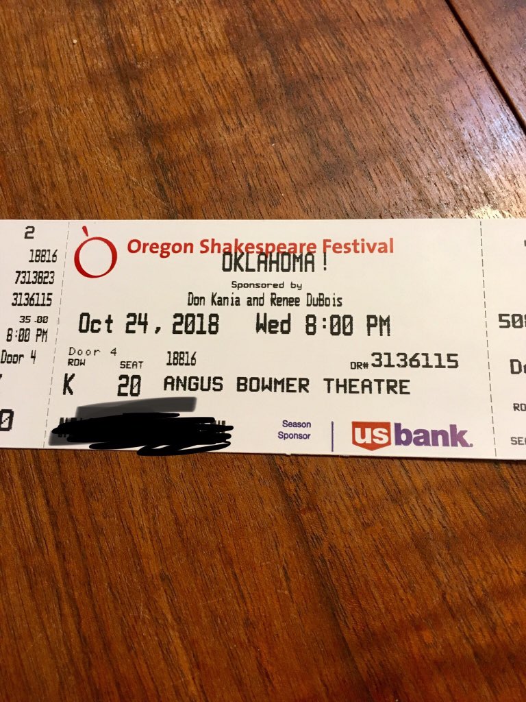 SidsmomJen's tweet image. Aaahhhhhhhhh!!!!! I am so pumped!!! @osfashland #Oklahoma #MusicalNerd