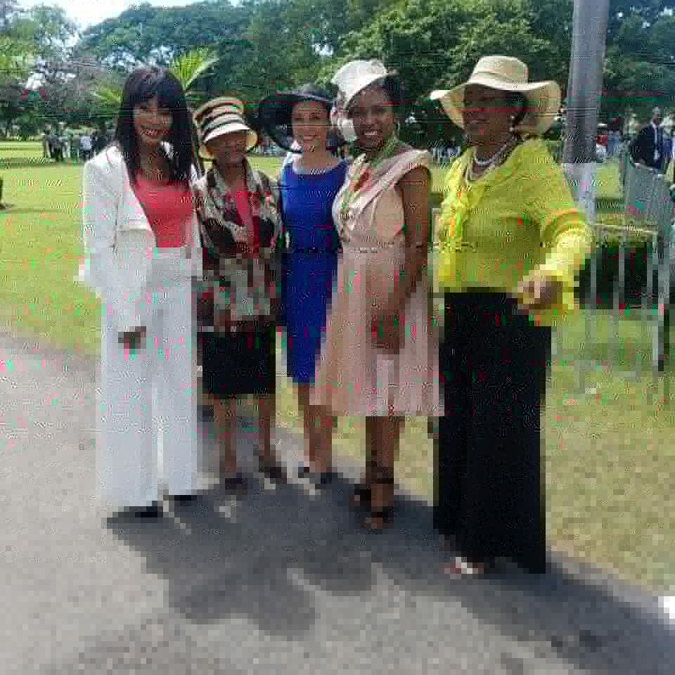 kaminajsmith's tweet photo. Sharing some pics with wonderful members of the #Diaspora home to be honoured for their years of service! #YvetteClarke #WinstonBarnes #EarleTaylor https://t.co/KLjBob0VMm