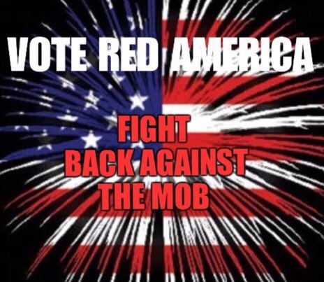 Redhead4645's tweet photo. We are not stupid, smelly Walmart shoppers. We are not the uncivil! The left is and they have created The MOB! We have the power at the voting booth 11/6. No Republican nominee should be at risk in these crucial midterms. Get out &amp; fight 4 our constitution ! #MAGA ⁦@POTUS⁩ https://t.co/Fdx9MWW2Fu
