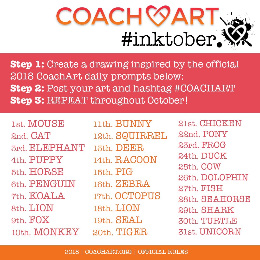 🖋 #inktoberday15! Celebrating NEW CoachArt volunteer/student matches w/ #inktober art! Congrats Coach Jessica &amp; Citalli - matched for In Home Cooking Lessons in #Oakland, CA

❤️ CoachArt #Volunteers! Log in to CoachArt Connect to match w/ a new student! bit.ly/2RyvwVG