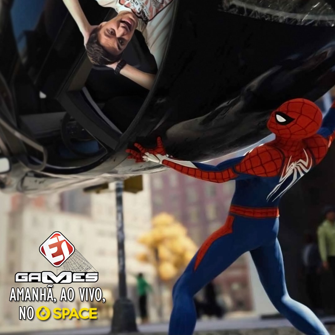 ZordonOficial's tweet photo. É AMANHÃ, HEIN, AMORES!! O EI Games invade o @spacebrasil com novas aventuras de @octaviobuzz como Peter Parker em Spider-Man! É depois do Oriente Extremo, ao vivo! #SpiderManNoEIGames https://t.co/pGoanru5xa