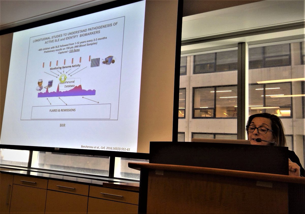 NeeraGuptaMD's tweet photo. Dr. Pascual discussed the importance of longitudinal studies for understanding the pathogenesis of #SLE and identifying #biomarkers #PIBDRD18 @WCMpeds @WeillCornell https://t.co/46CxqhslTD