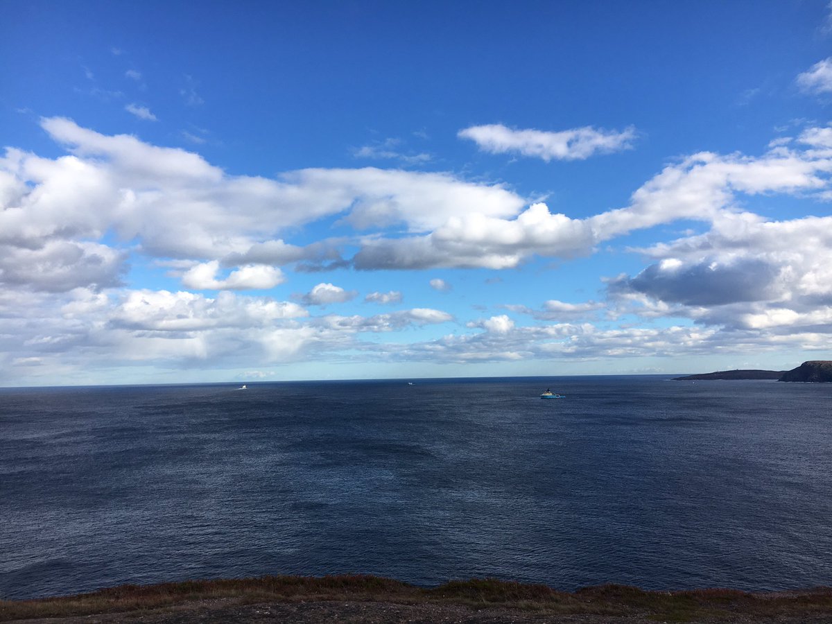 Grand day for a hike on Signal Hill. #signalhill #hike #adventurenl #explorenl #outdoors #explorecanada #downtownstjohns #newfoundland #october #fall #oceanviews #dayoff