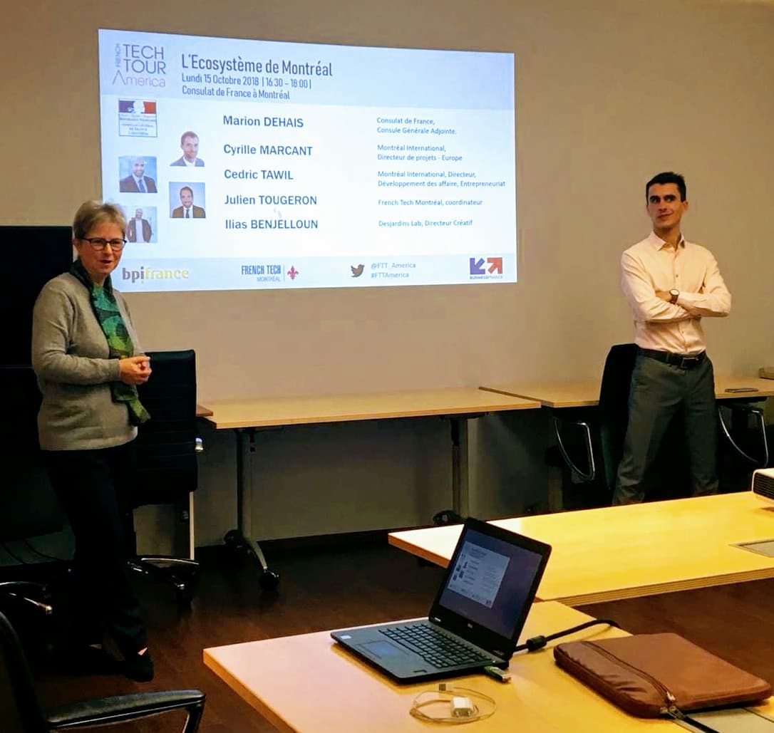 FTT_America's tweet photo. 2nd workshop today about the Montreal #tech ecosystem 🇨🇦
Special thanks to @FranceaMontreal for hosting the event! https://t.co/gIrQhxV4ns