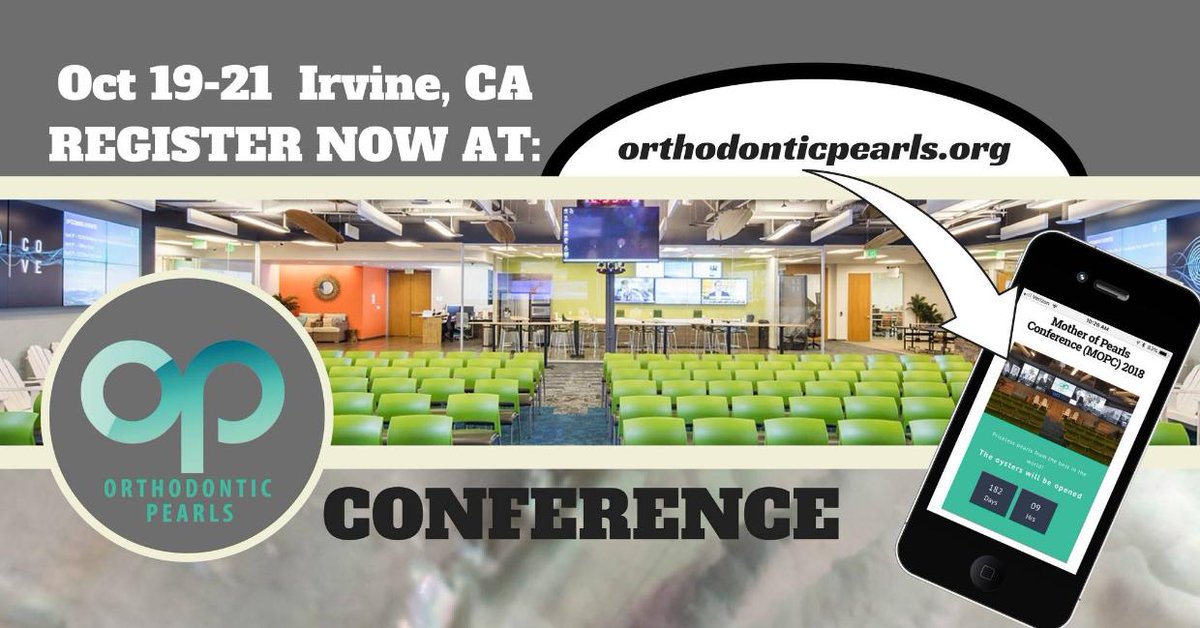 OrthoChats's tweet photo. The Mother of Pearls Conference 2018 is right around the corner. Will we see you there? We hope so!!  
 https://t.co/jjAw2aeTyf https://t.co/BZtmtlTniT