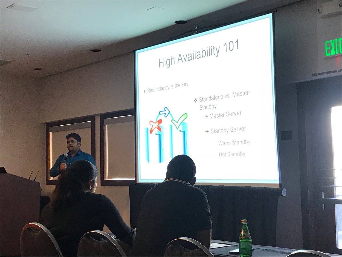 KristiMKE's tweet image. Thanks to everyone who came out to the #PostgresConf session, Understanding High Availability Options in PostgreSQL by @ScaleGridio expert, Madan Kumar K! @ImMadanK