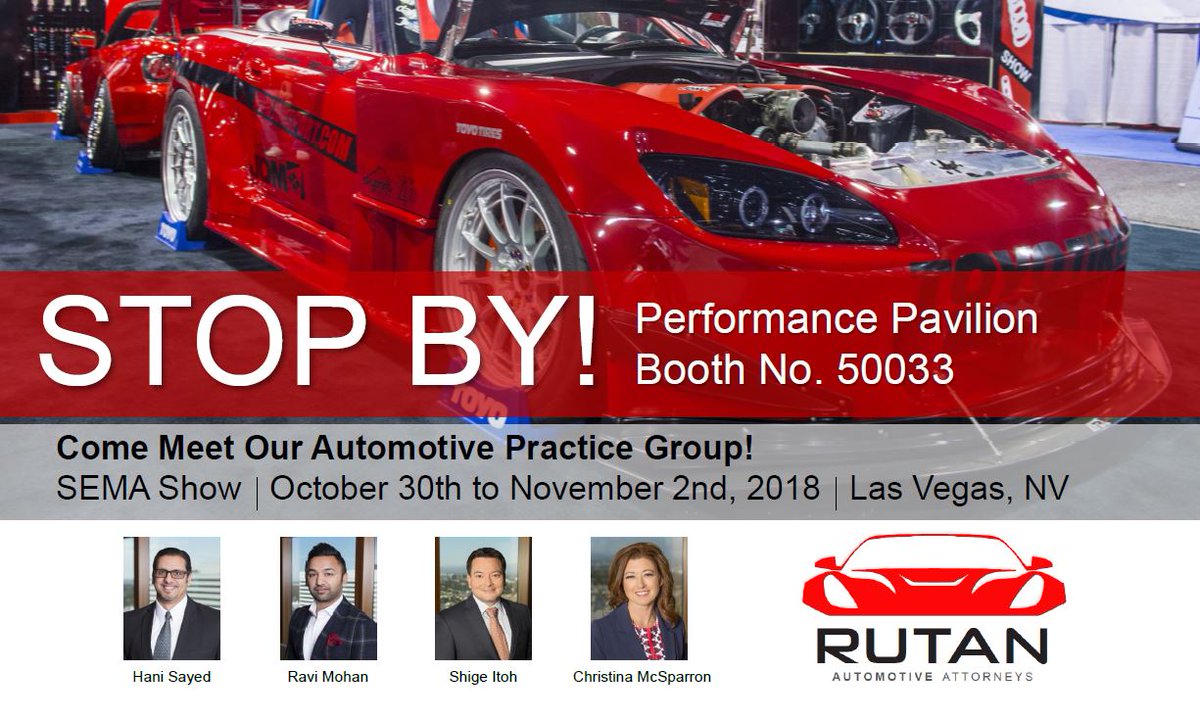 Rutan will be at the The <a href="/SEMASHOW/">SEMA Show</a> in Las Vegas. Make sure you stop by and see us at Booth 50033! #SEMAShow