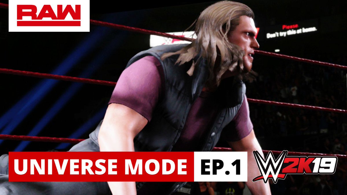 Delzinski Universe Mode Is Live Wwe 2k19 Universe Mode Raw Ep 1 Rated R Wwe2k19 T Co Kzjkaktshc