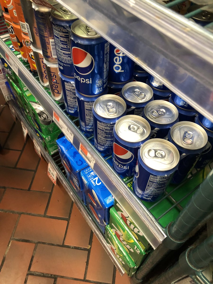 JillRulli's tweet photo. Get behind me Satan! This was the checkout line at the grocery store during my Pepsi-free October #allthesizes https://t.co/egK03AFBY8