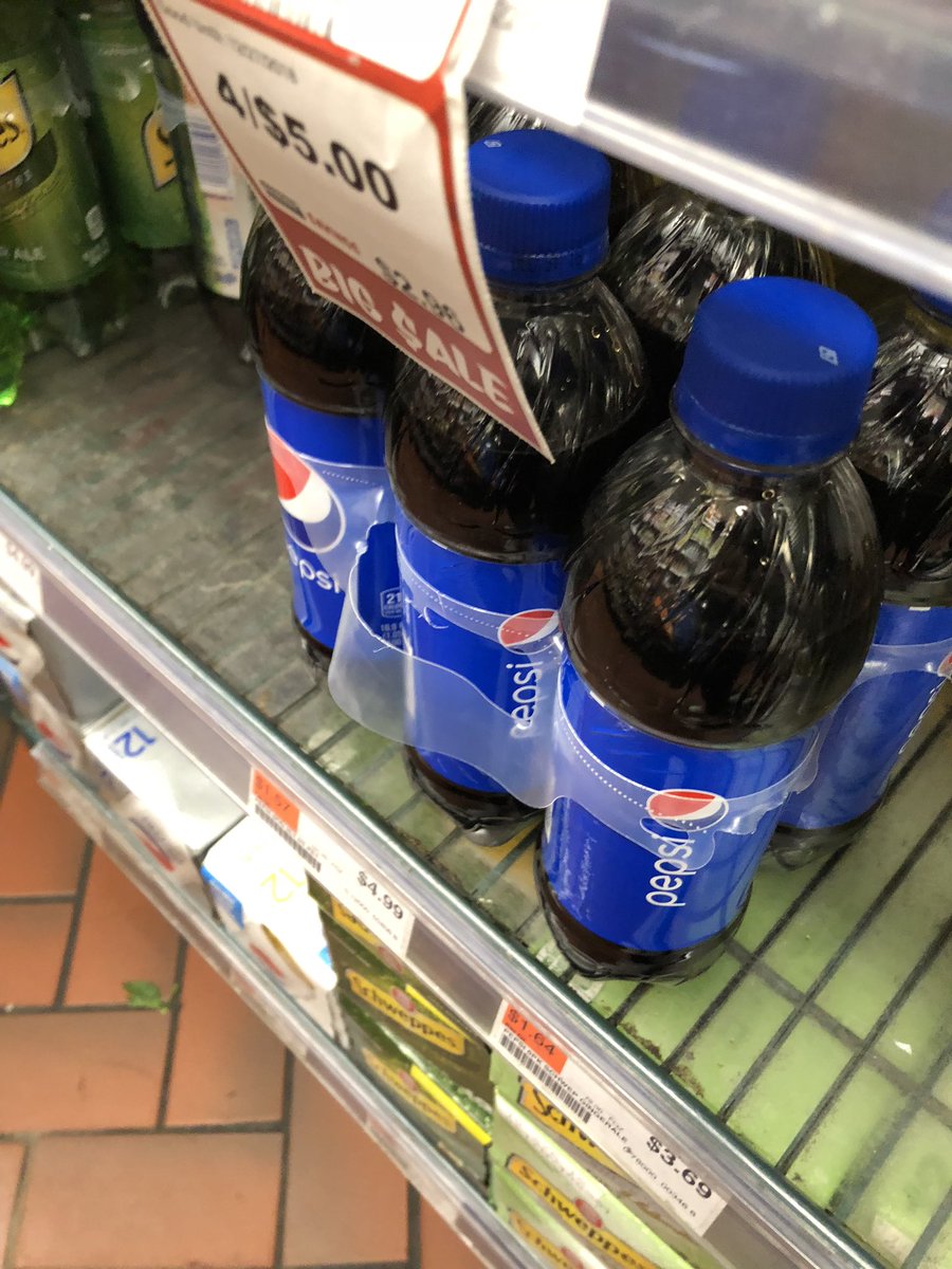 JillRulli's tweet photo. Get behind me Satan! This was the checkout line at the grocery store during my Pepsi-free October #allthesizes https://t.co/egK03AFBY8