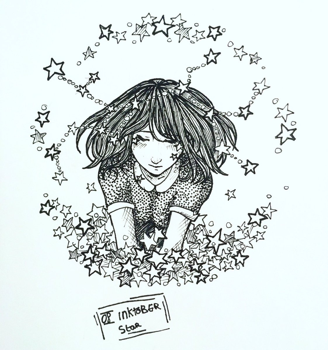 Jaade83 On Twitter Inktober Inktober2018 Ink Star