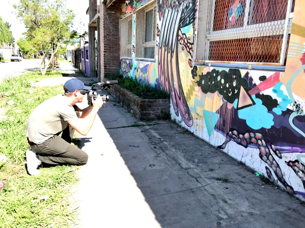 DanielBAnthony's tweet photo. What a privilege to work with this tremendously talented team during @AtlasNetwork’s exciting new storytelling project. The team pic after a long (but successful!) site scouting day throughout the very diverse Buenos Aires Province @liberyprogre https://t.co/hxW3Ls6qmY