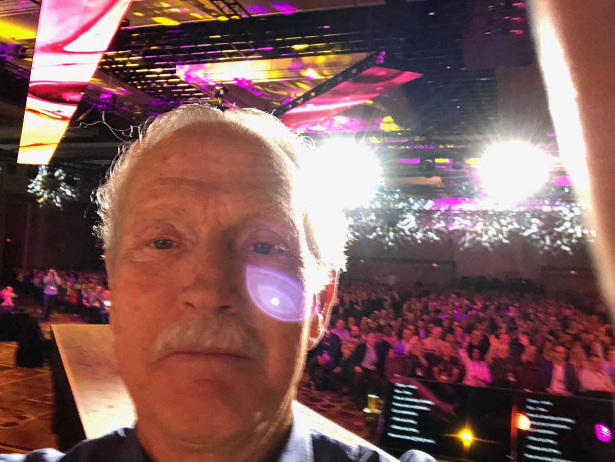 Not my best selfie but I was concentrating hard on delivering our strategy! This is for my grandkids, see? #InvestInAnswers