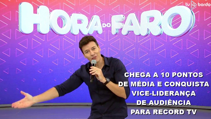 tvabordo's tweet photo. @horadofaro @RodrigoFaro chega a 10 pontos de média e deixa @recordtvoficial  na vice-liderança de audiência. Confira os números consolidados deste domingo, 14 de outubro https://t.co/oy5x9cZary https://t.co/ticpje7oqg