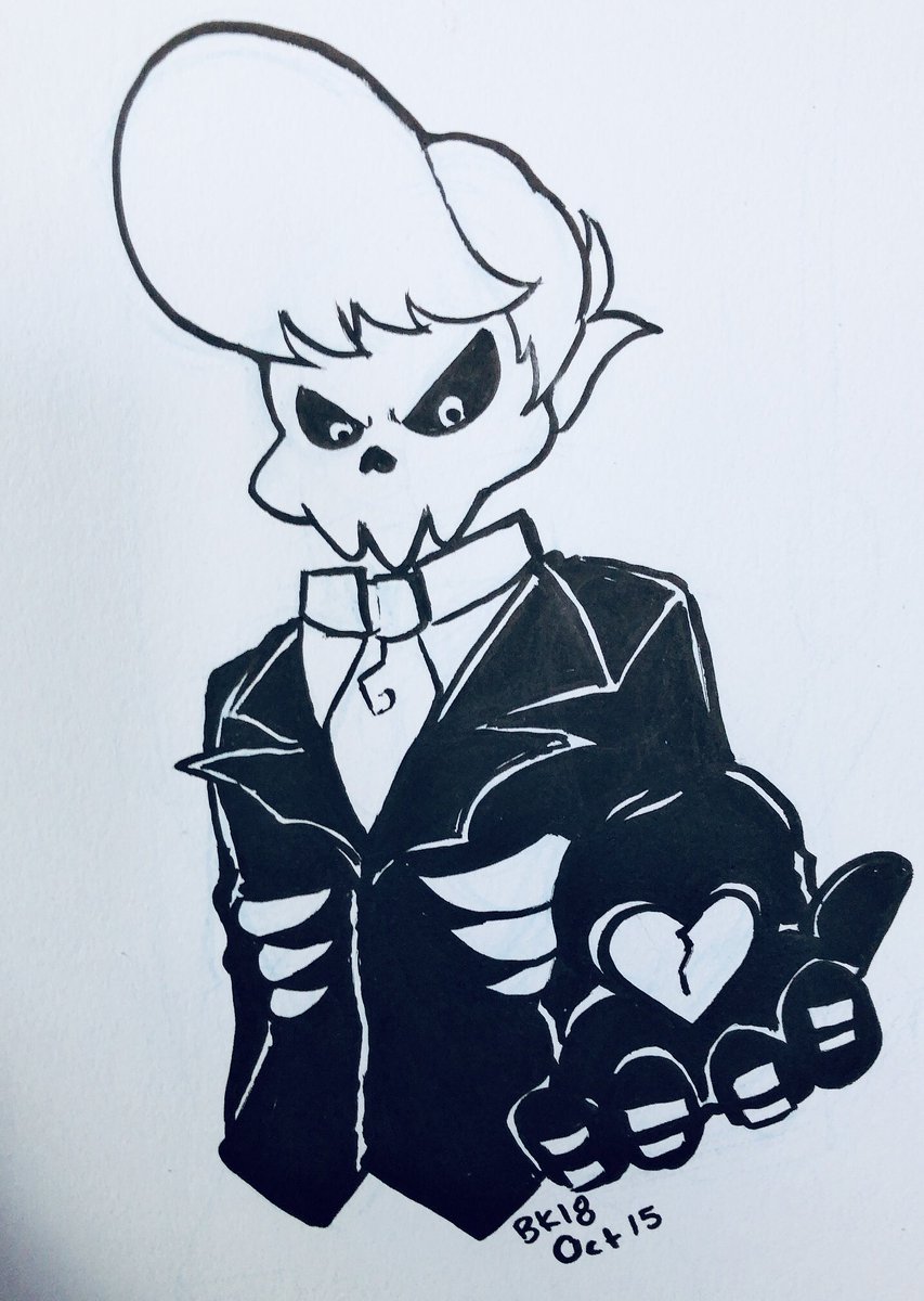 MidniteDoodles's tweet photo. Oct 15th, Ghost
Since the drop of the new video I’ve been so re-obsessed with this bone-Ghost daddy. I love Lewis so much ;v;
#inktober #bkinkktober #monsterinktober #ghost #bleachedkitten #lewis #mysteryskulls https://t.co/8MeL94X3Zr