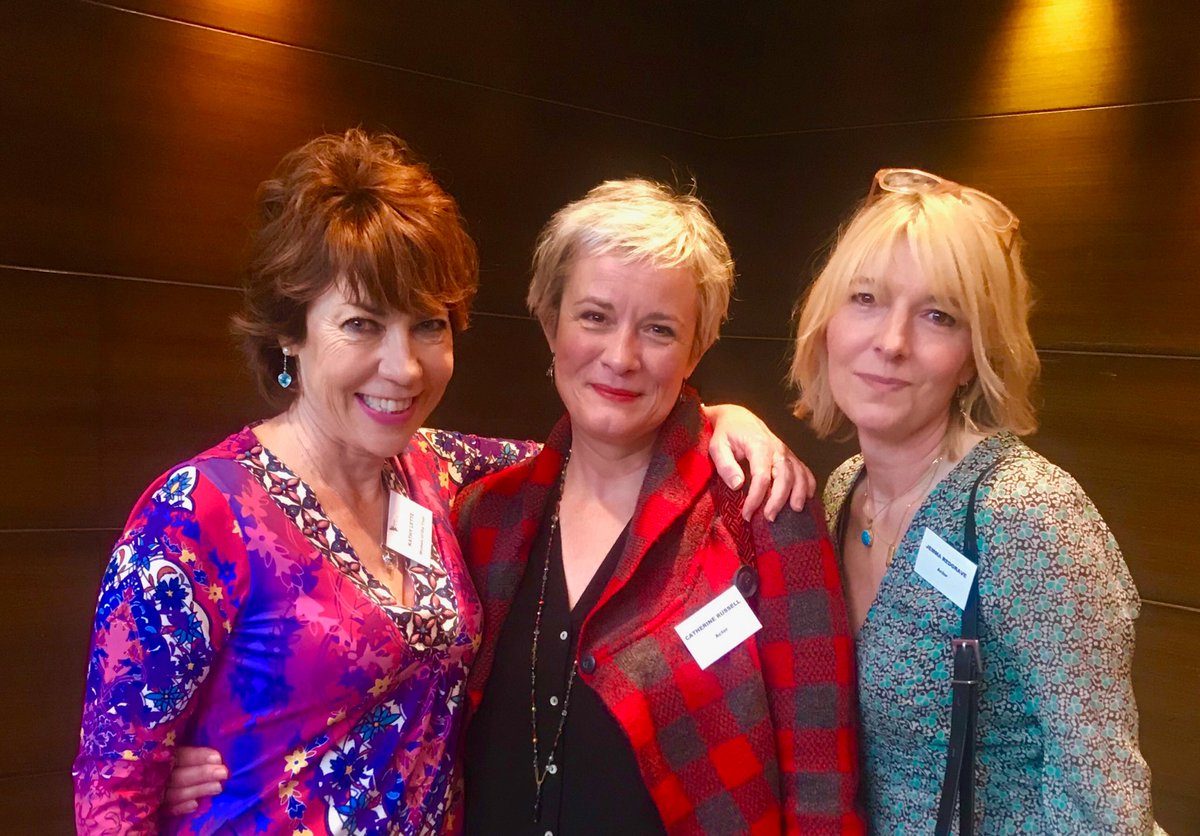 KathyLette's tweet photo. ⁦@womenofyear⁩ lunch so inspiring. We celebrated the achievements of para Olympians, charity workers, physicists etc. But these 2 goddesses are my top women of the year every year. ⁦@catherinerusse2⁩ ⁦@jemma_redgrave⁩ #Holby https://t.co/c8bL1NPsiV