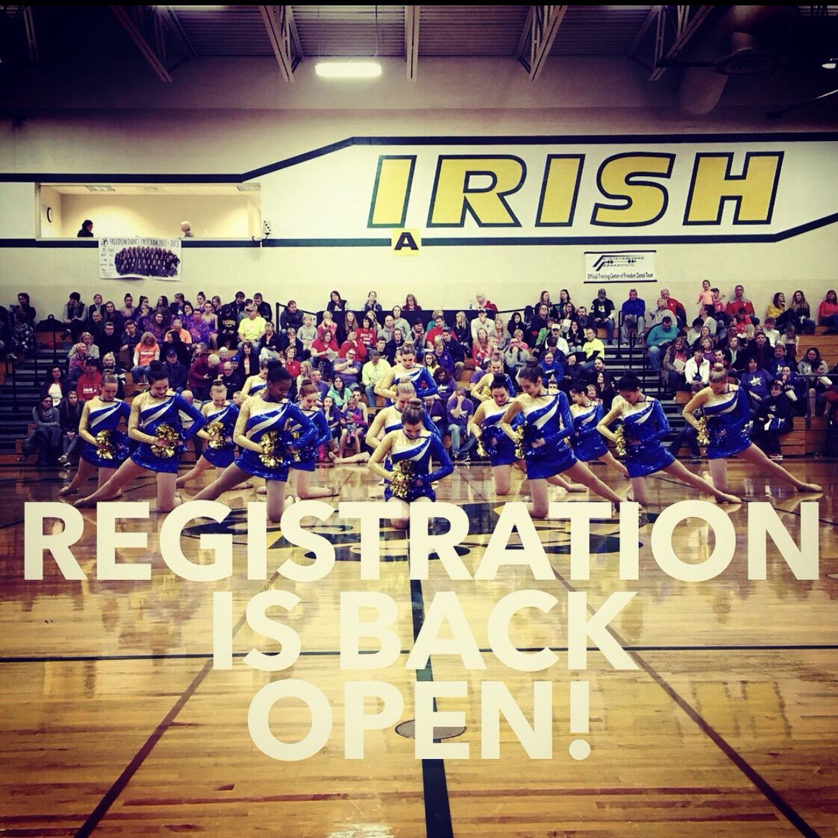 nbwpoms's tweet photo. The website is back up and running so sign up for our dance clinic ASAP! T-Shirts are still available if you register by tomorrow morning!!
Use the link in our bio to get to the registration 💛💙 https://t.co/wtRh8fY3Am