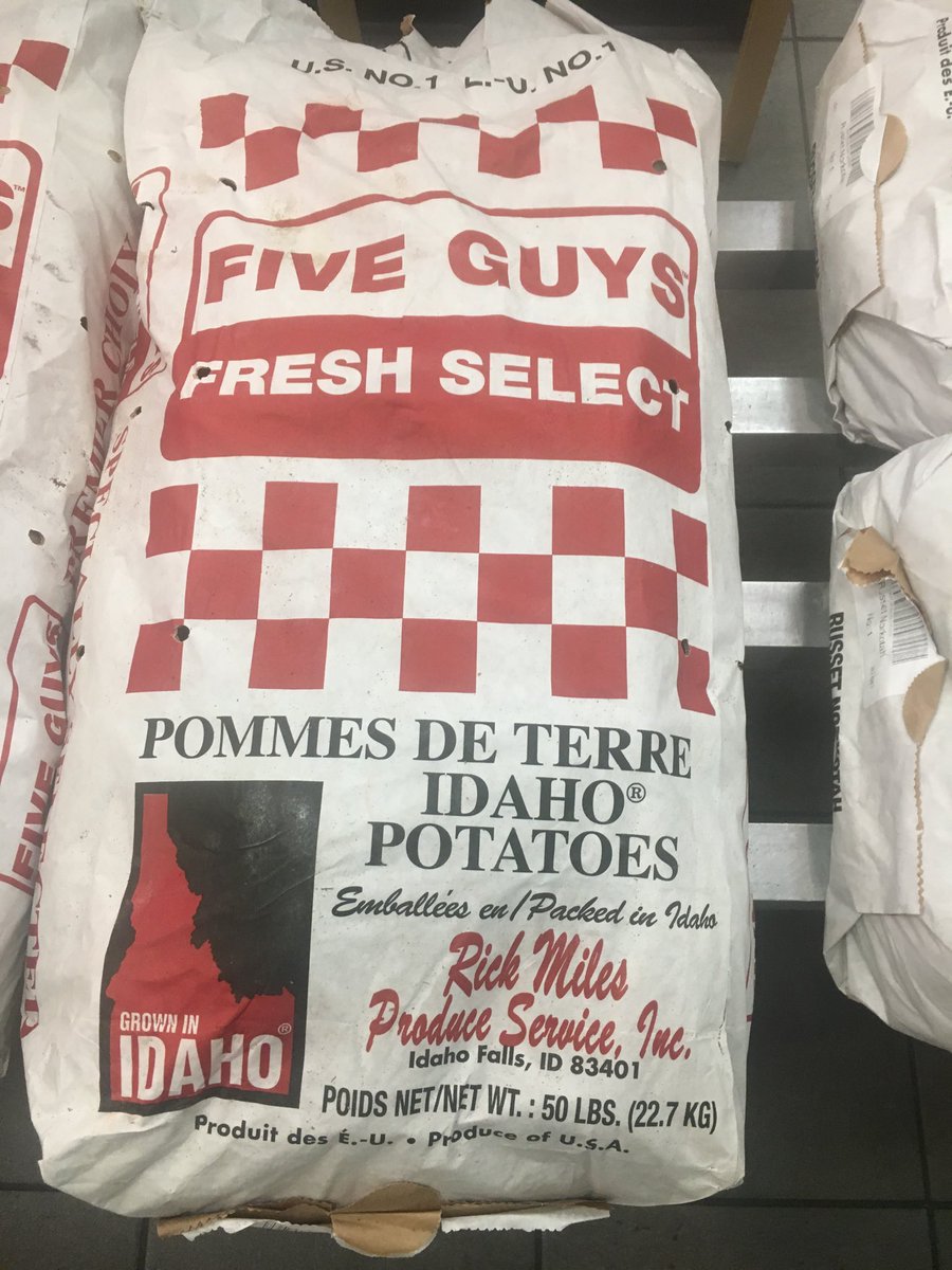 Je peux pas croire que en temps de récolte, la chaîne de restoration ⁦⁦<a href="/FiveGuys/">Five Guys</a>⁩ peut pas s’approvisionner localement.