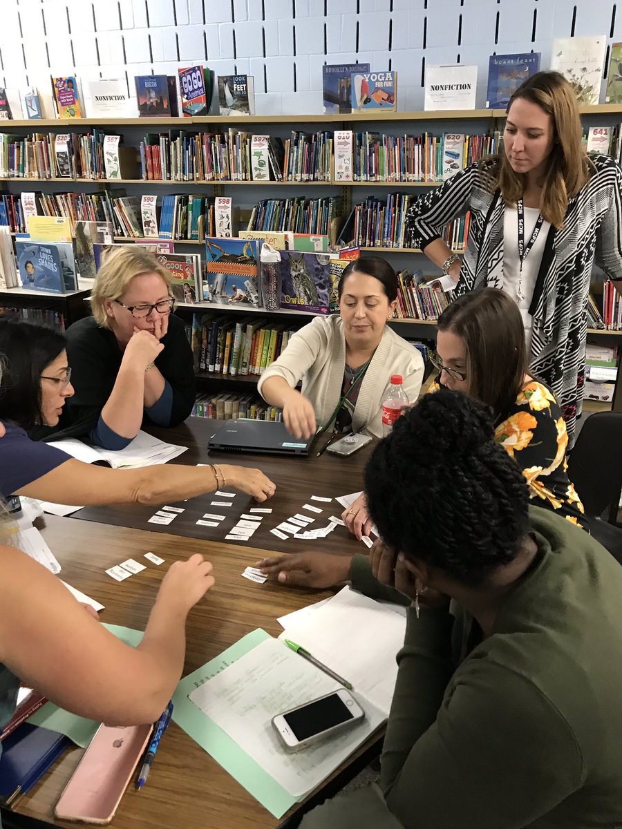 SummitHallRS's tweet photo. Always a great ILT when @MrsGiampapa is in the house! It’s time for SMP6! We got this! #precision #academiclanguage https://t.co/MXwsROVWDv