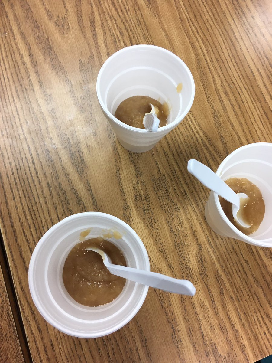 super_surbrook's tweet photo. Learning about products of Virginia with home made apple sauce and fried apples right from the Blue Ridge Region Yummy!#MacheNation https://t.co/HbwqiV5QOS