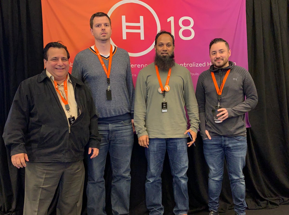 jesavard's tweet photo. #Hedera18Hackathon #dallas An Incredible Team, WE JUST MET THIS MORNING & Levergaing Hedera's THE TRUST LAYER OF THE INTERNET
driving News accountability!
#TheGraphterz #TrusterzProject https://t.co/plT6NqLETm