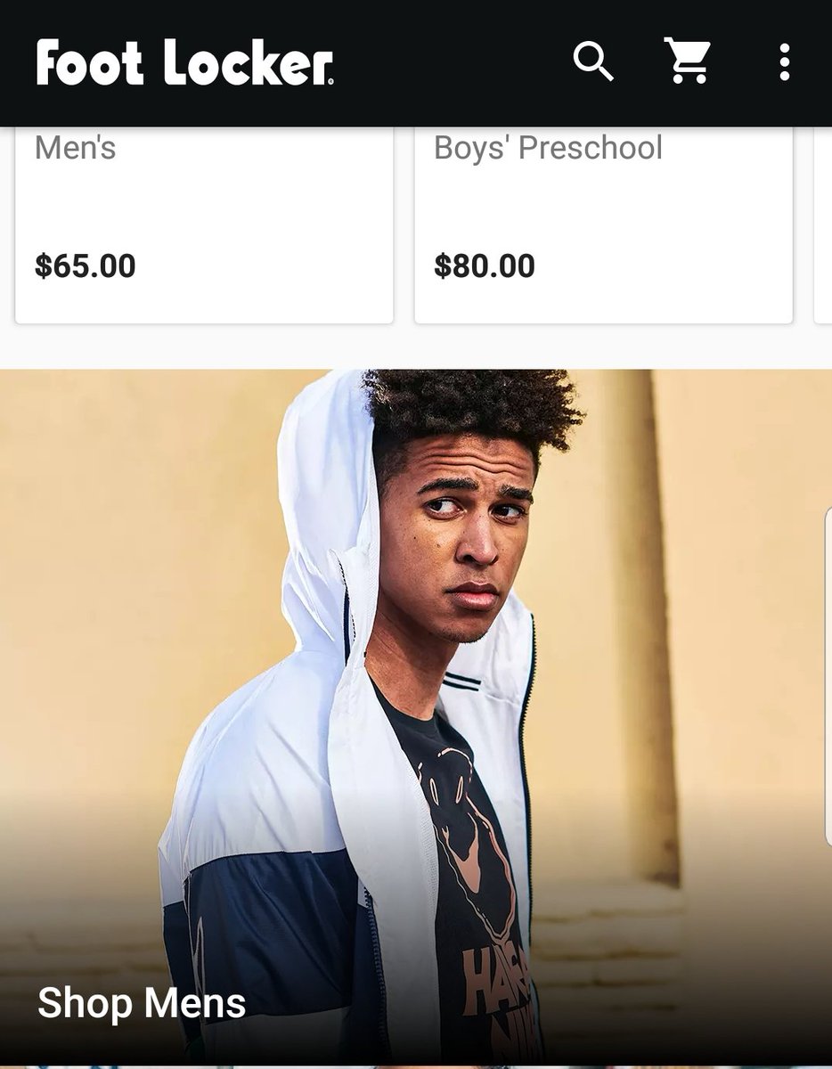 odd_rebel's tweet photo. @IamKrisLondon I'm scrolling through the @footlocker App &amp; see my mans in it. #MakingMoves https://t.co/I1X4gFuj8N