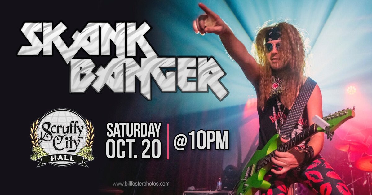 SkankbangerBand's tweet photo. @AlabamaFTBL comes to Knoxville to play the @Vol_Football this weekend. Need something to do after the game? Ok, we got ya. #skankbanger #80smusic #partypartyparty https://t.co/aySygQht8X