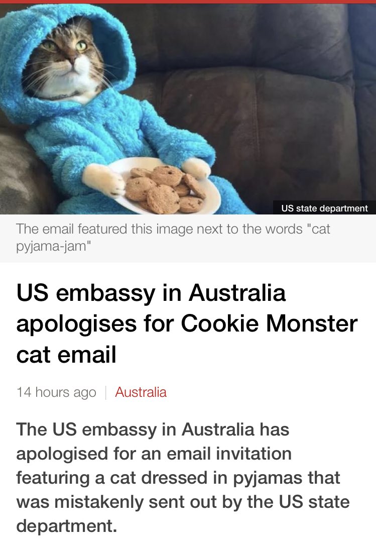 tarakangarlou's tweet image. In other news...
This is what happens when there are no Ambassadors to a country &amp;amp; the State Dept. is half empty. 
#Australia #PyjamaJam