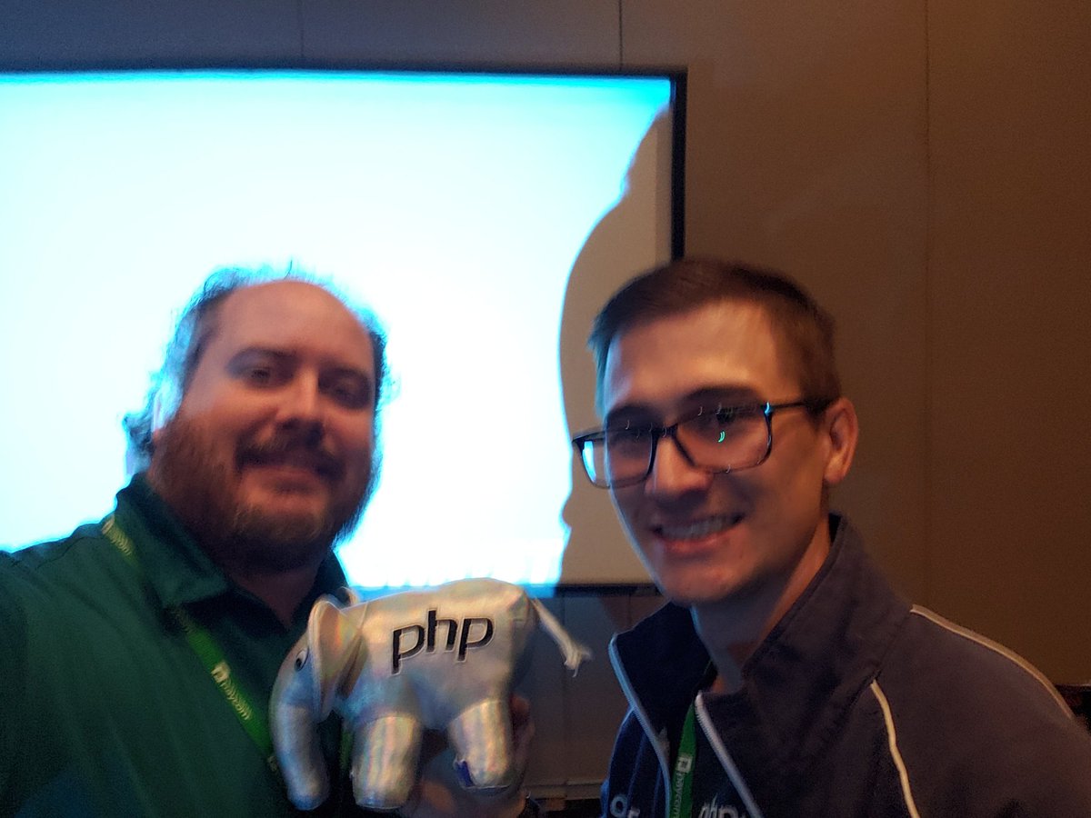 adear11's tweet photo. #zcoe18 selfie with a speaker! Lots of good information and code examples by @OGProgrammer about Terraform, AWS ECS, Docker, and Jenkins. https://t.co/JDHllFMNQo