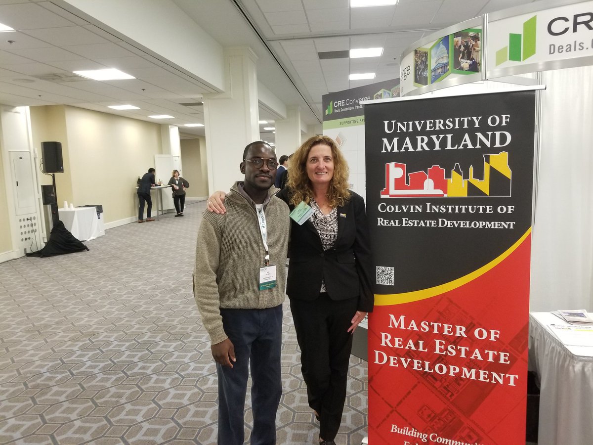 Kofi Minti, 2015 Alum, stopped by the MRED booth at CRE.Converge opening reception. #creconverge