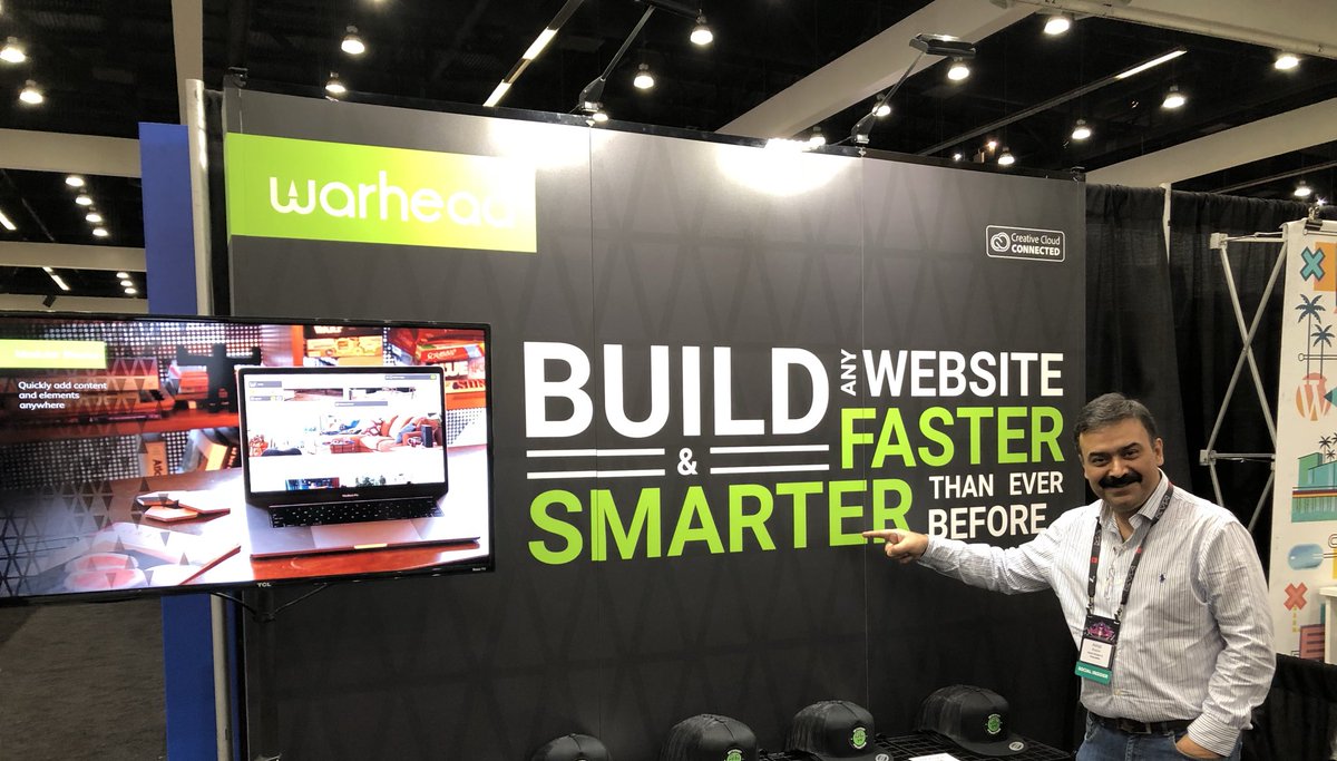 AbhijitBhaduri's tweet photo. At the @WarheadApp booth at @adobemax https://t.co/WpfsNnGRod