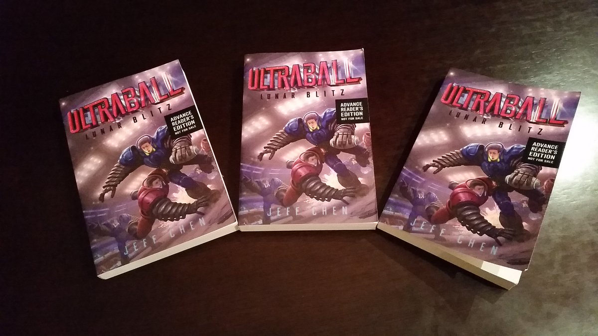 Advance reader copies for ULTRABALL (Jan 2019, HarperCollins)! I'd love to send some on ARC tours. #BookJunkies #BookOdyssey #BookPosse #BookSojourn #BookSquad #BookVoyage #KidLitExchange could I send you a hard copy? Thanks!