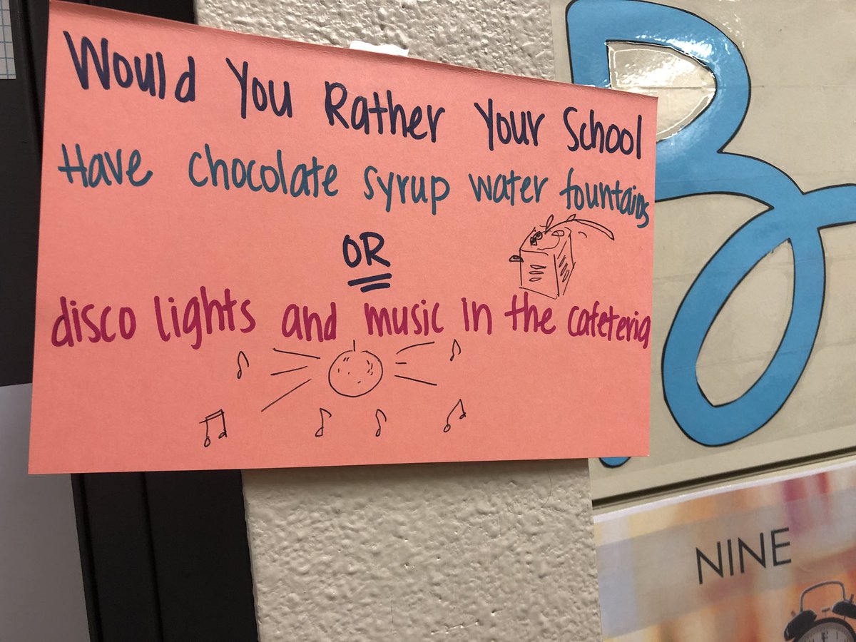 MrsVasquez215's tweet photo. Today we analyzed text structures in our independent reading, and learned how playing “would you rather” can help us elaborate on our opinion writing! #Kellerliteracy #stateyouropinion #writeallday #readallday https://t.co/qhNKnXMFLx