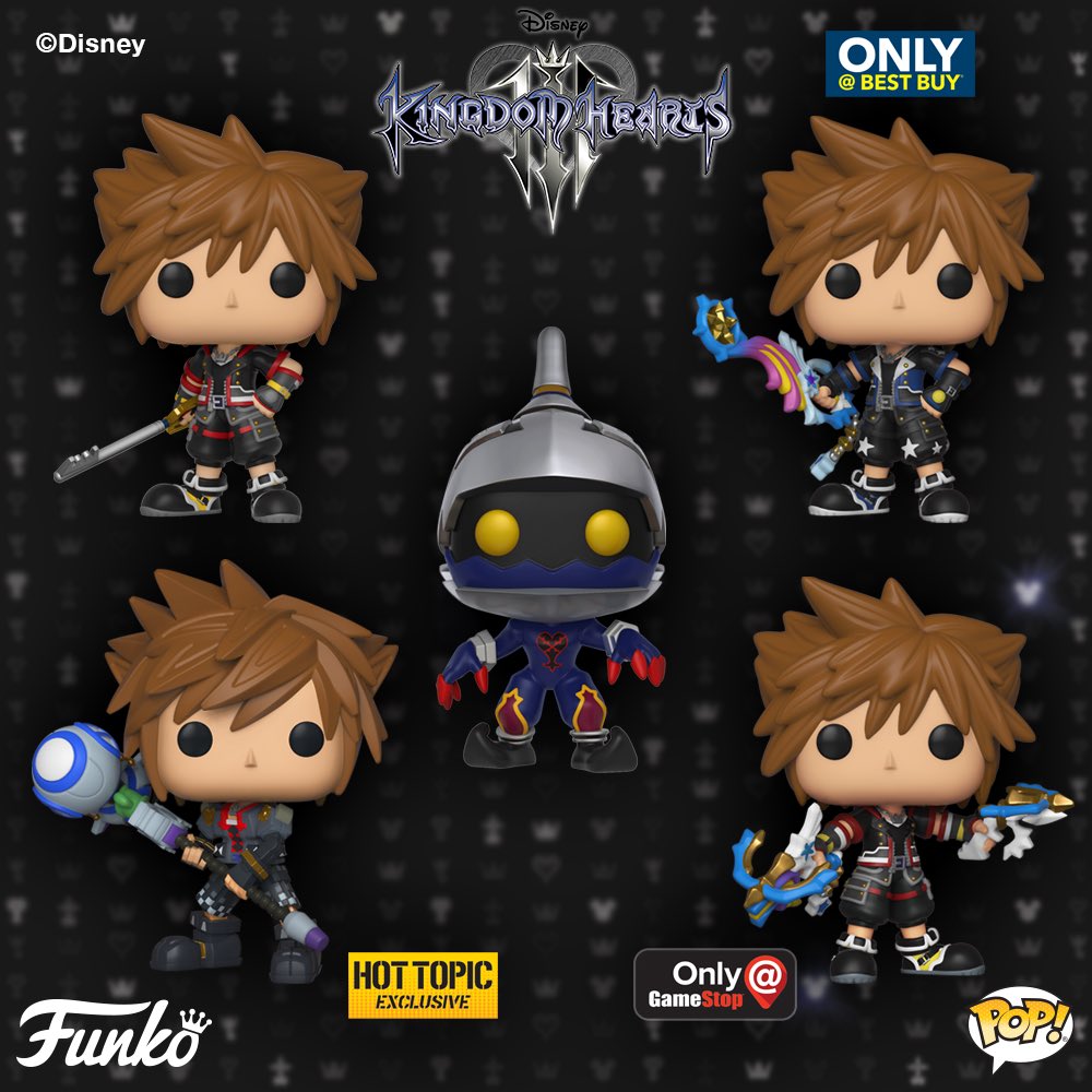 Toys & Games Kingdom Hearts 3 Sora Riding Heartless Wave Exclusive Vinyl Figure Funko Pop Action