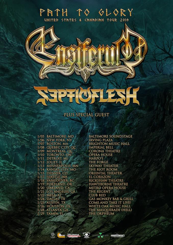 GhostCultMag's tweet image. TOUR DATES: @EnsiferumMetal Books Headline Tour Of North America With @septicfleshband For Early 2019 (@MetalBlade) wp.me/p3c54J-qDa #ensiferum #septicflesh #twopaths #tourdates