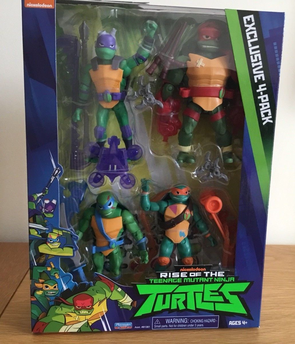 rise of the teenage mutant ninja turtles 4 brothers pack