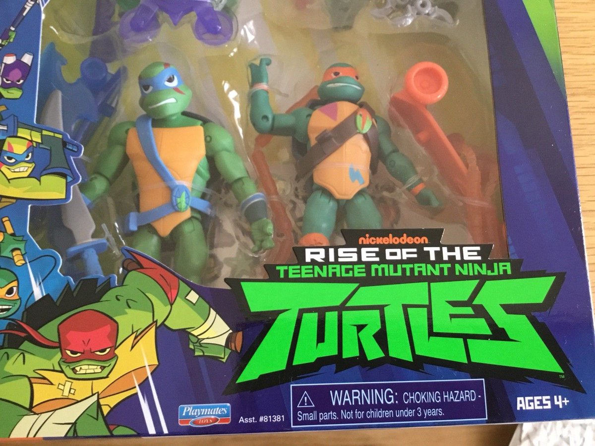 rise of the teenage mutant ninja turtles 4 brothers pack