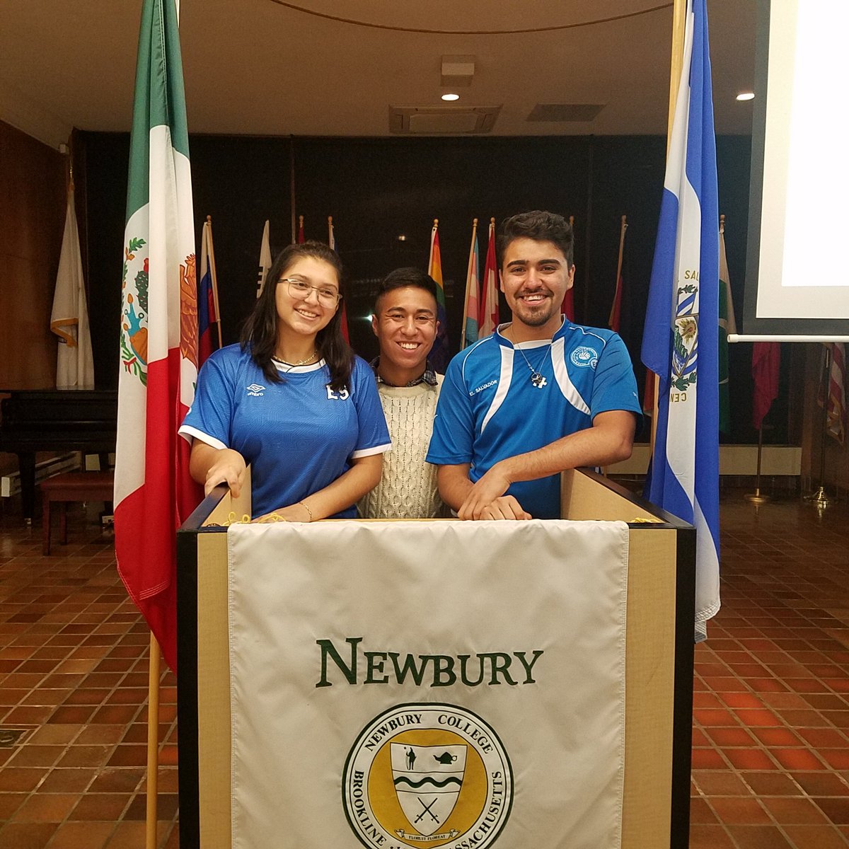DeanForry's tweet photo. Love these Nighthawks. Thank you for sharing your heritage with us. @NewburyColl #HispanicHeritageMonth https://t.co/jrIHz35zKW