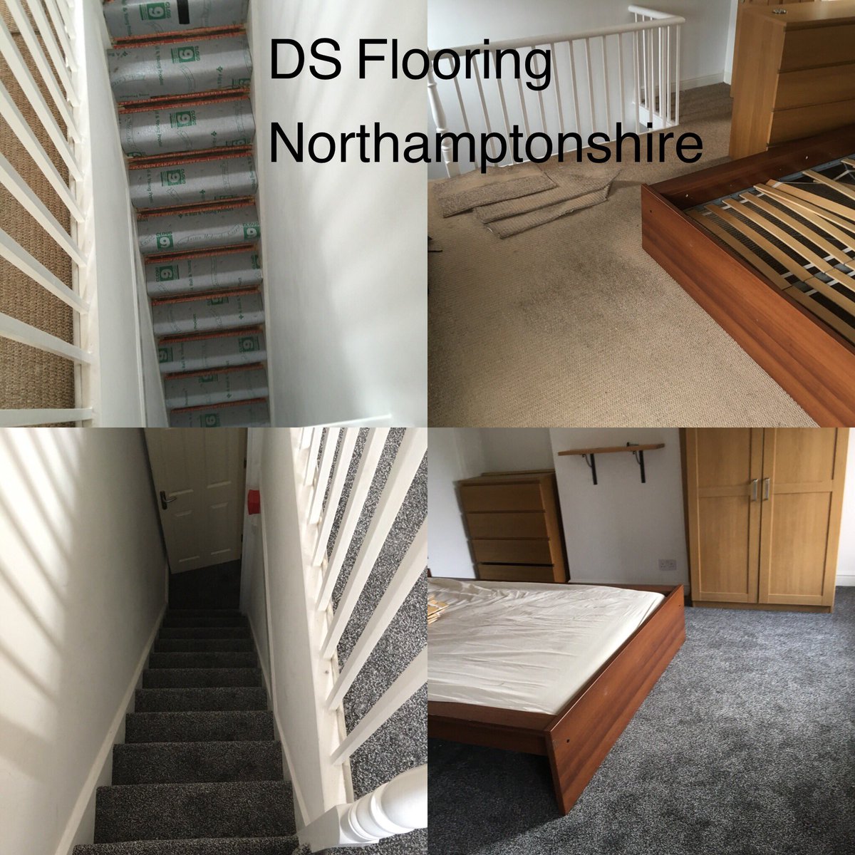 A lovely Bleach cleanable twist pile carpet to freshen up this #atticbedroom              #stainresistant #dmsflooringsupplies #northamptonshire @ Northampton, Northamptonshire